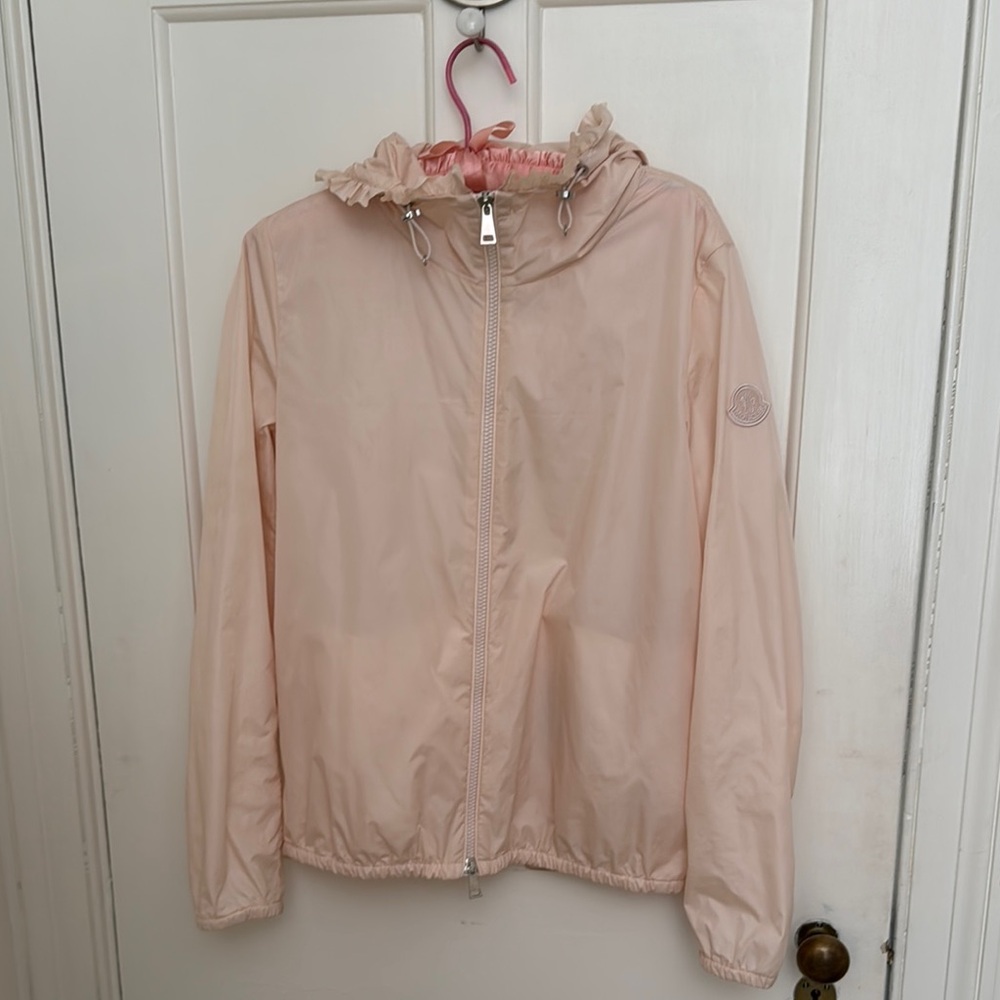 Moncler Rate Pharillons Jacket with ruffle hood